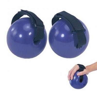 Toning ball with handle strap